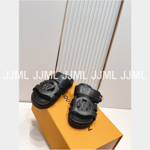 루이비통 이솔라 컴포트 뮬 블랙