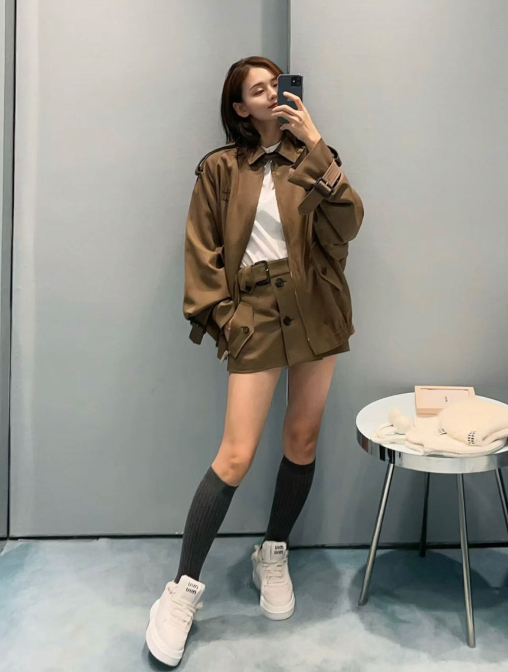 재킷 모델 착용 이미지-S40L8
