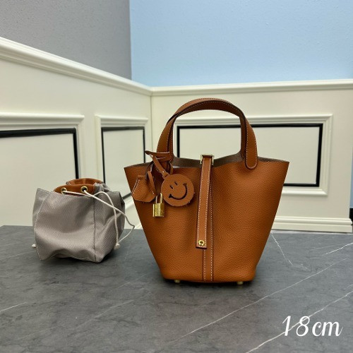 에르메스 락 피코탄 18cm [브라운]