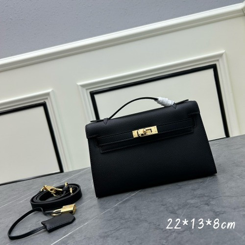에르메스 미니 켈리백 22cm [블랙금장]